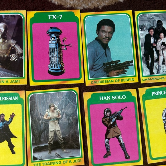 Star Wars Empire Strikes Back 1980 Topps Collector Cards, lot of 22 cards - Picture 4 of 14